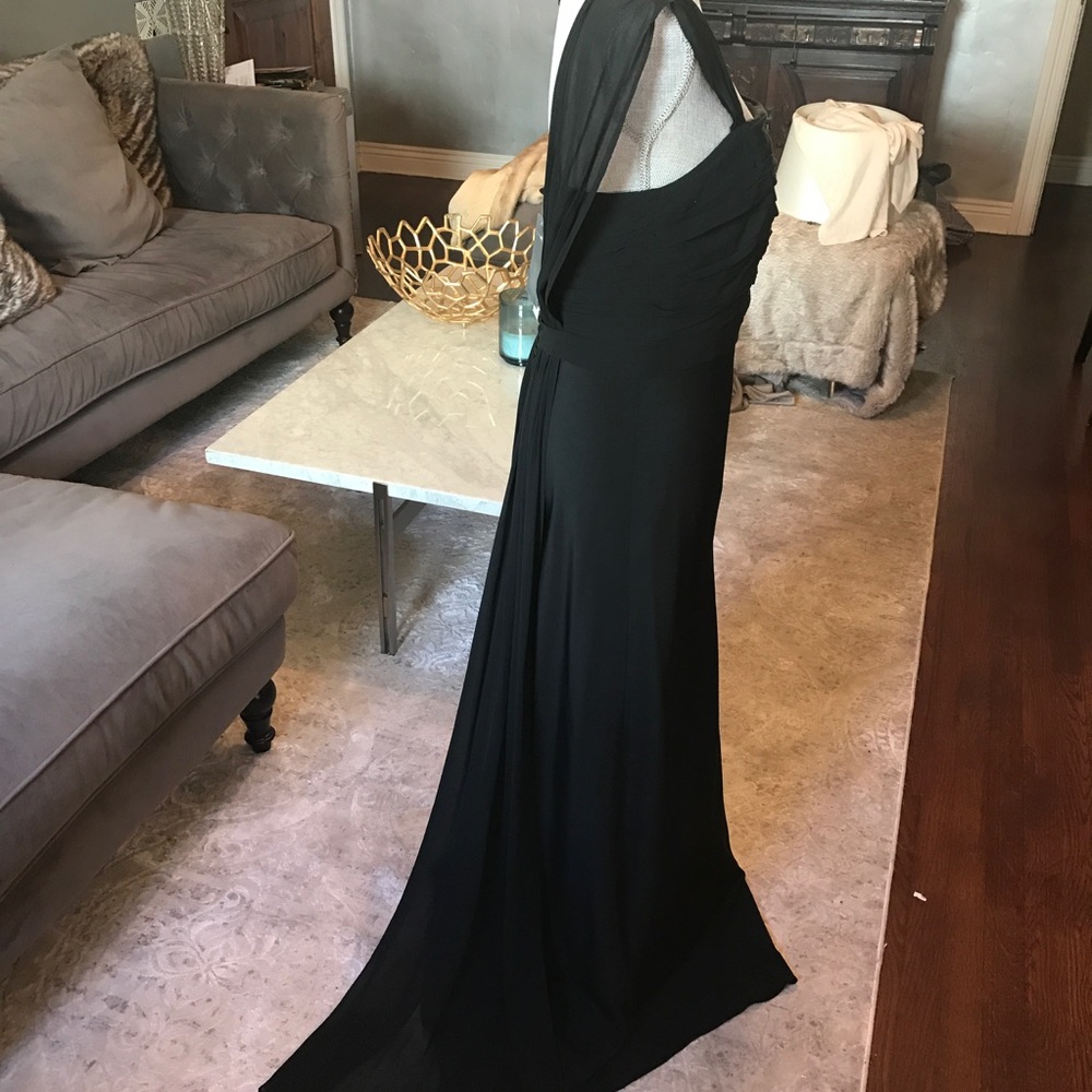 NWT Ann Taylor Black Dress  Evening  Gown Size 8